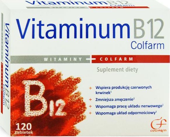 Colfarm Vitaminum B 12 Colfarm tabl. 120tabl.(4x30 1