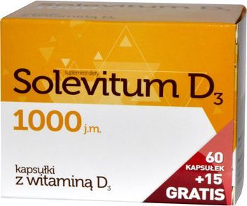 Gaelna Solevitum D3 1000 kaps. 75 kaps. 1