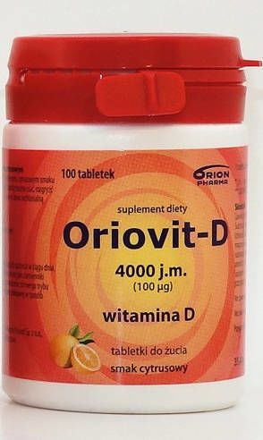 Orion Pharma Oriovit D 4000 Jm 100mcg Tabl 100tabl Id Produktu 6426389