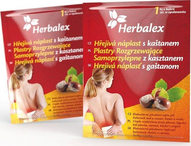 Herbamedicus Plastry Rozgrzewające Samoprzylepne 1plast 1