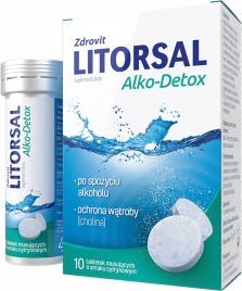 Zdrovit Zdrovit Litorsal Alko-Detox, 10 tabletek musujących 1