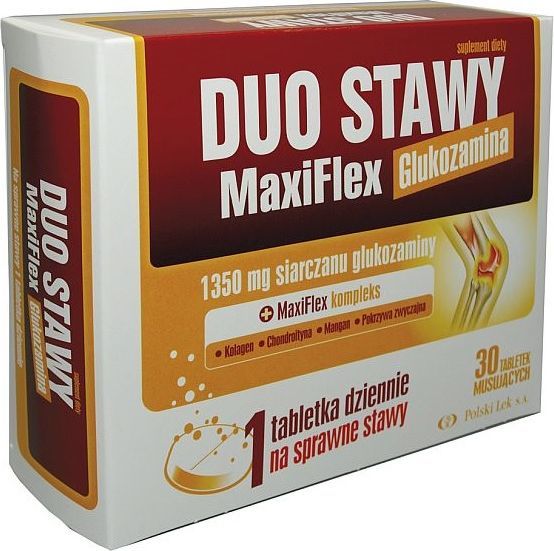 Polski Lek Duo Stawy MaxiFlex Glukozamina 30 tabl.mus 1