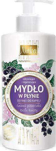 Nutka Mydło w płynie Czarna porzeczka i białe kwiaty 400ml 1