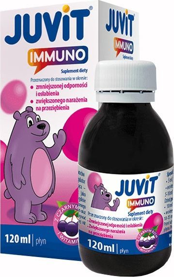 Polski Lek Juvit Immuno płyn 120ml 1