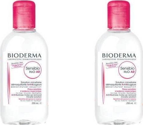 Bioderma Płyn Micelarny Sensibio H2O AR 2x250 ml 1