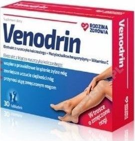Silesian Pharma Rodzina Zdrowia Venodrin tabl. 30 tabl. 1