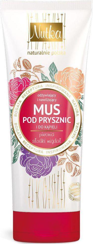 Nutka Mus pod prysznic Piwonia i słodki migdał 222ml 1