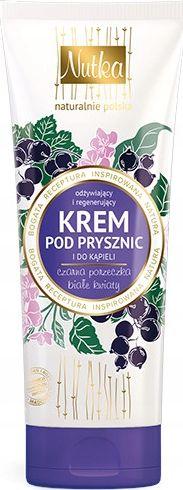 Nutka Krem pod prysznic Czarna porzeczka i białe kwiaty 222ml 1
