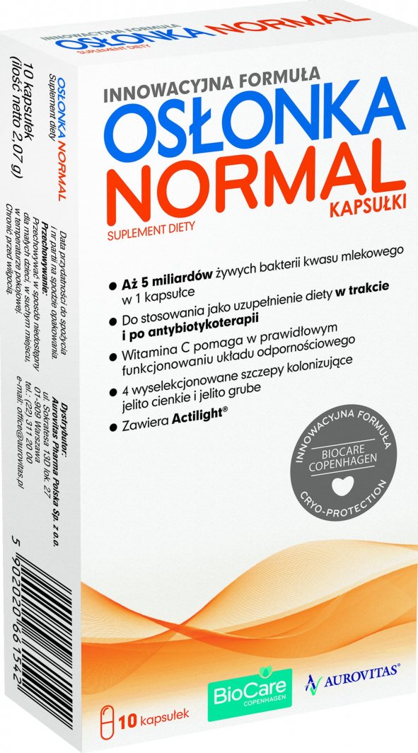 Aurovitas Osłonka Normal kaps. 10 kaps. 1