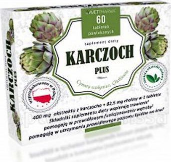 Avet Karczoch Plus tabl.powl. 60 tabl. 1