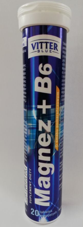 Diagnosis Magnez + B6 VITTERBLUE tabl.mus. 20tabl. 1