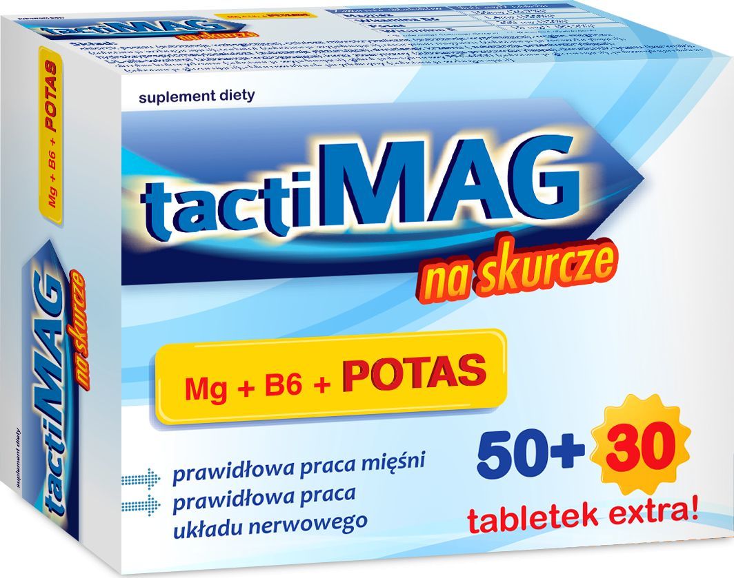 Tactica TactiMag na skurcze tabl.powl. 80tabl. 1