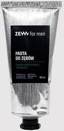 Zew for Men Pasta do zębów z węglem drzewnym z Bieszczad 80ml 1