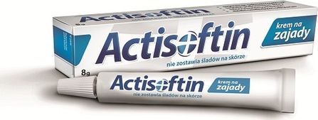 Aflofarm ACTISOFTIN Krem na zajady 8 g 1