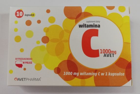 Avet Witamina C 1000 mgAvet kaps. 10 kaps. 1
