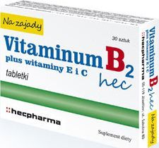 Hecpharma Vit. B2 Hec na zajady tabl. 30tabl. 1
