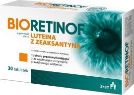 Lek-Am Bioretinof luteina zzeaksantyną 30tabl. 1