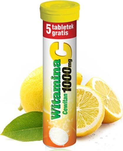 Polski Lek Vit. C 1000 mg CEWITAN tabl.mus. 1g 15 1