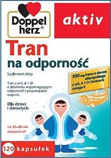 Queisser Doppelherz aktiv Tran na odporność 120 kap 1