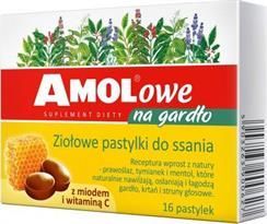 Takeda AMOLowe na gardło d/ssania z miodem 16past 1