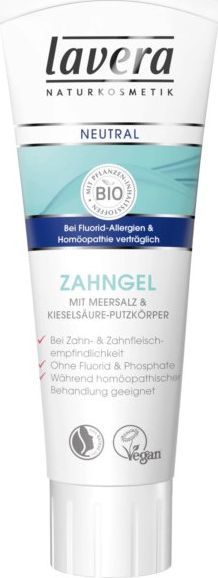 Lavera Żel do mycia zębów Neutral z solą morską 75ml 1