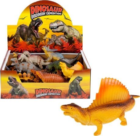 Figurka Mega Creative Dinozaur gumowy piszczący 17 cm (443236) 1