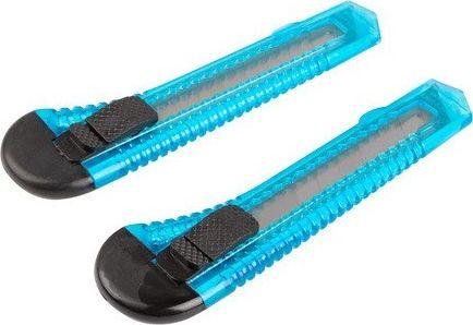 Lanberg nóż do tapet, papieru ostrze łamane 18mm 2 sztuki (SK01-02-B) 1