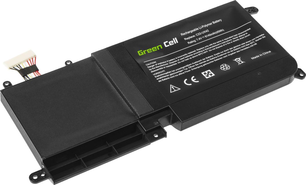 Bateria Green Cell C22-UX42 do Asus ZenBook UX42 UX42V UX42VS 7.4V 6140 mAh 1