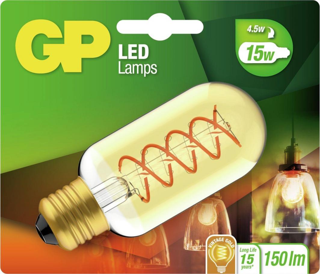 GP Żarówka 745GPT45085225CE1 Filament E27 4,5W Spiral/Flame 1