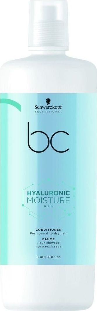Schwarzkopf Drėkinamasis plaukų kondicionierius sausiems plaukams Schwarzkopf Professional BC Bonacure Hyaluronic Moisture Kick 1000 ml 1