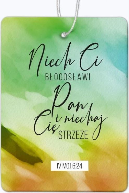 Szaron Zawieszka zapachowa Ocena IV Mojż 6.24 zielona 1
