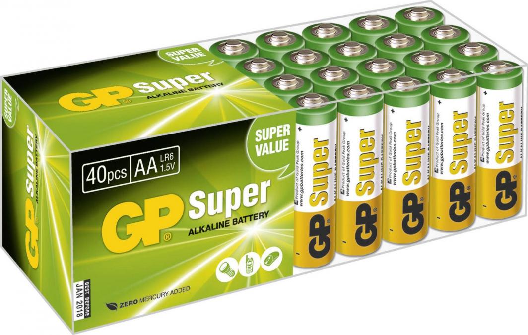 GP Bateria Super AA / R6 40 szt. 1