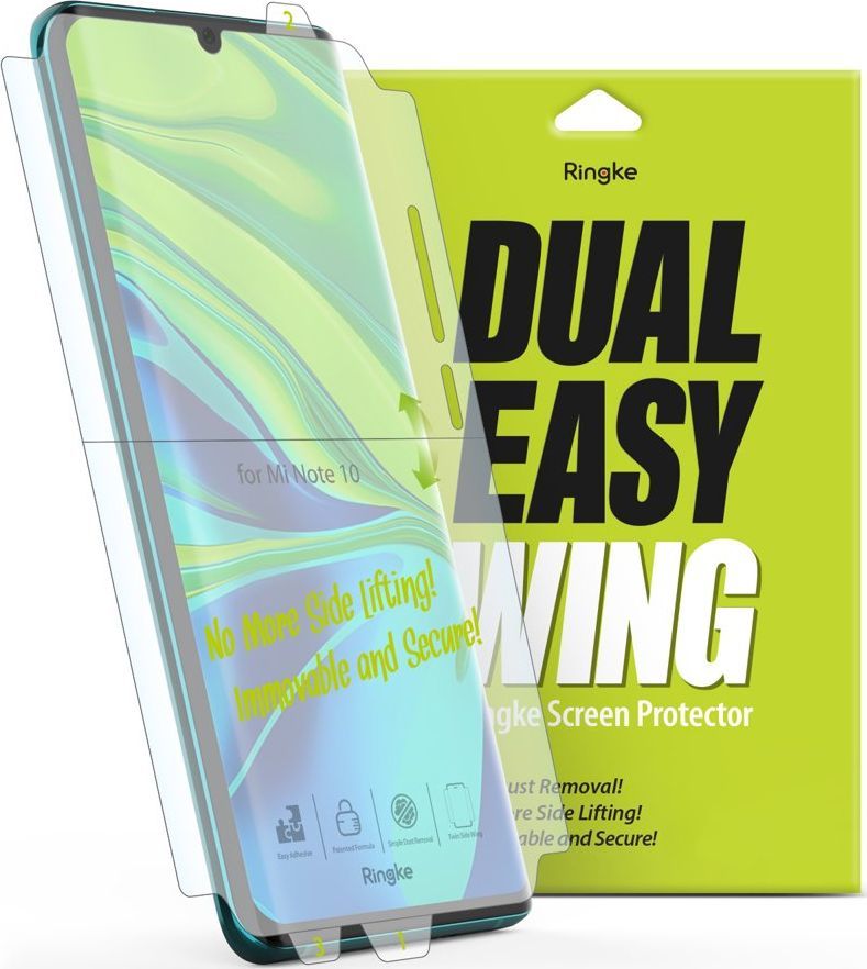 Ringke Folia hydrożelowa Ringke Dual Easy Wing Full Cover Xiaomi Mi Note 10/Note 10 Pro [2 PACK] 1