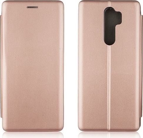 Etui Book Magnetic Xiaomi Redmi Note 8 Pro różowo-złoty 1