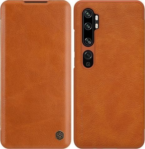 Nillkin Nillkin QIN skórzane Xiaomi Mi Note 10 Brązowe 1