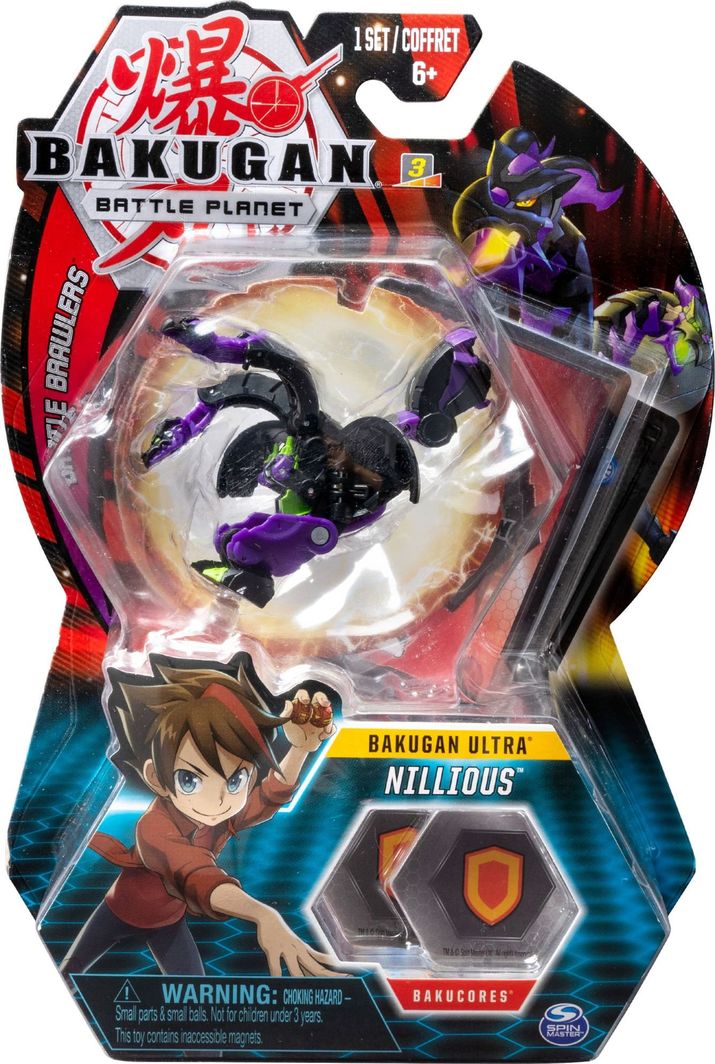 Figurka Spin Master Bakugan Ultra Nillious zestaw figurka i karty  (6045146) 1