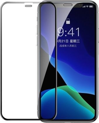 Baseus Szkło hartowane 0,3mm Baseus z osłoną głośniczka do iPhone XR (2szt.) 1