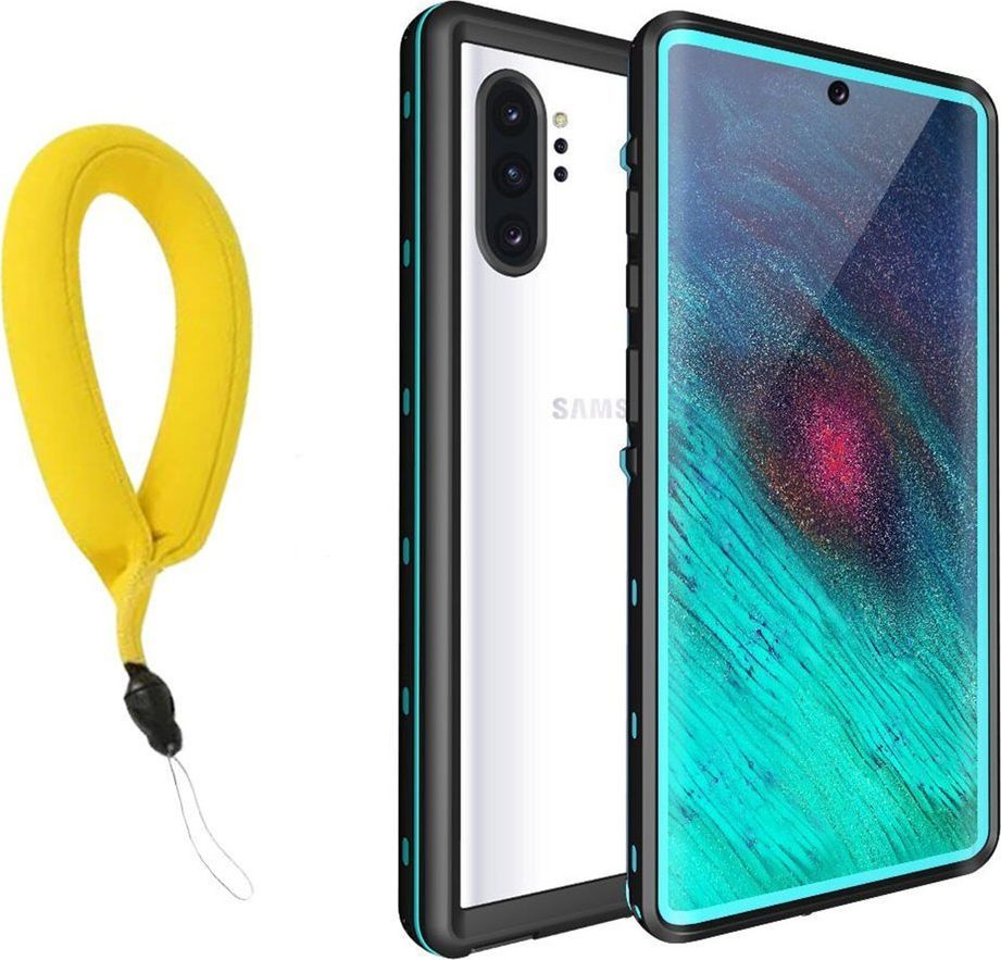 Etui Wodoodporne + pasek Galaxy Note 10+ - Blue uniwersalny 1