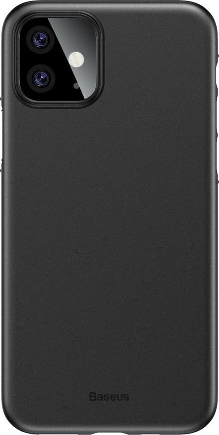 Baseus Etui Wing Case ultracienkie etui pokrowiec iPhone 11 czarny (WIAPIPH61S-A01) uniwersalny 1