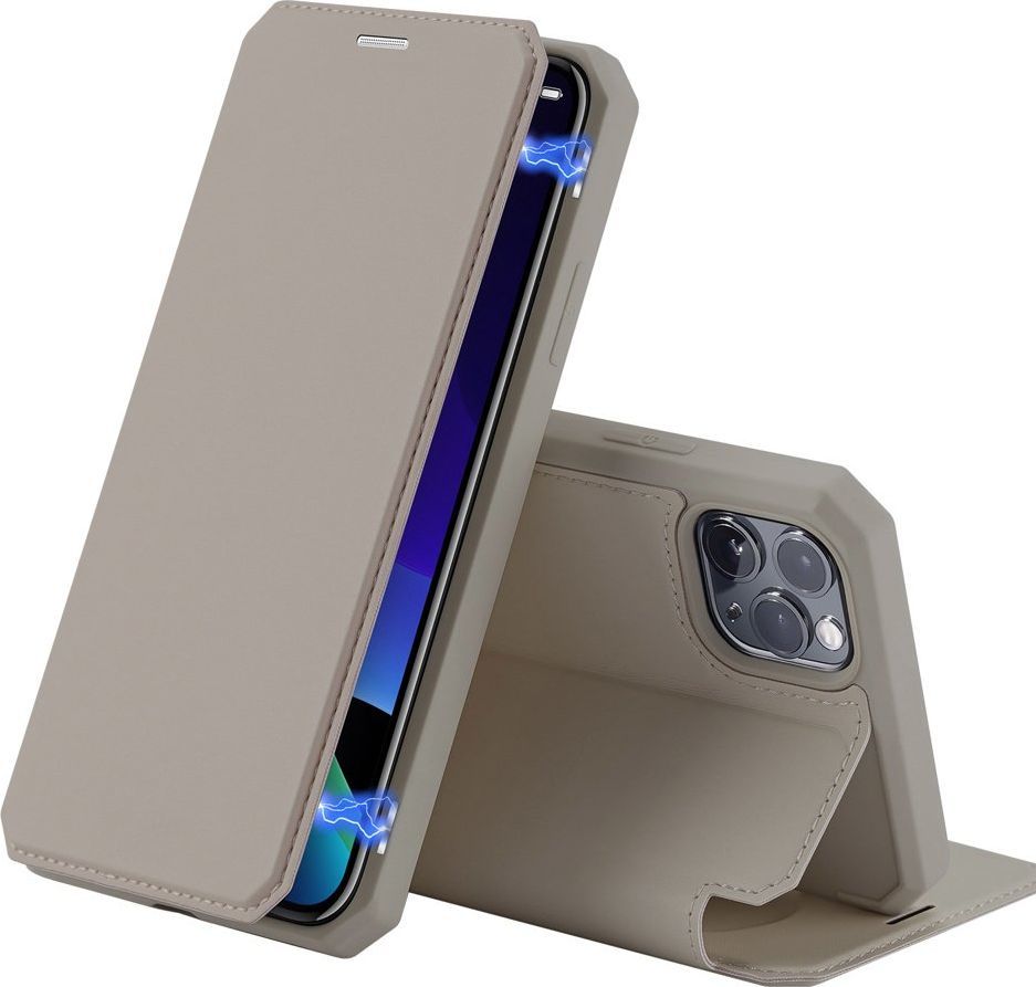 Dux Ducis DUX DUCIS Skin X kabura etui pokrowiec z klapką iPhone 11 Pro złoty uniwersalny 1