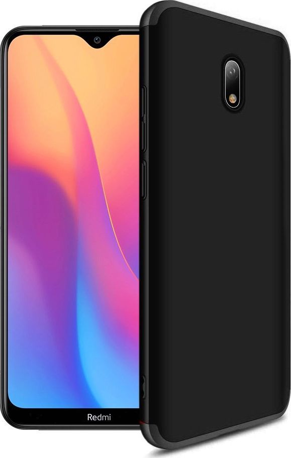 GKK GKK 360 Protection Case etui na całą obudowę przód + tył Xiaomi Redmi 8A czarny uniwersalny 1