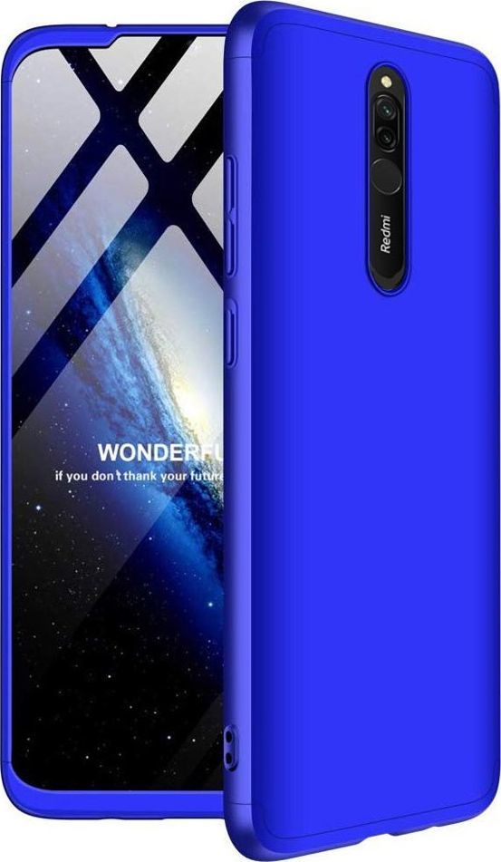 GKK GKK 360 Protection Case etui na całą obudowę przód + tył Xiaomi Redmi 8 niebieski uniwersalny 1