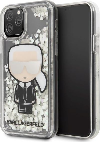 Karl Lagerfeld Karl Lagerfeld KLHCN58GLGIRKL iPhone 11 Pro hardcase Ikonik Glitter Glow in the dark uniwersalny 1