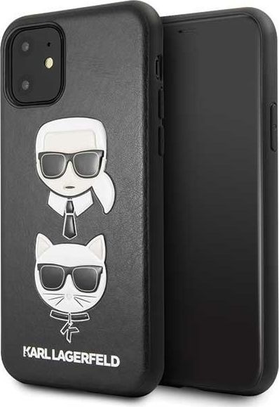 Karl Lagerfeld Karl Lagerfeld KLHCN61KICKC iPhone 11 hardcase czarny/black Karl & Choupette uniwersalny 1