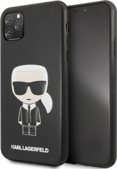 Karl Lagerfeld Karl Lagerfeld KLHCN65IKPUBK iPhone 11 Pro Max hardcase czarny/black Iconic Karl Embossed uniwersalny 1