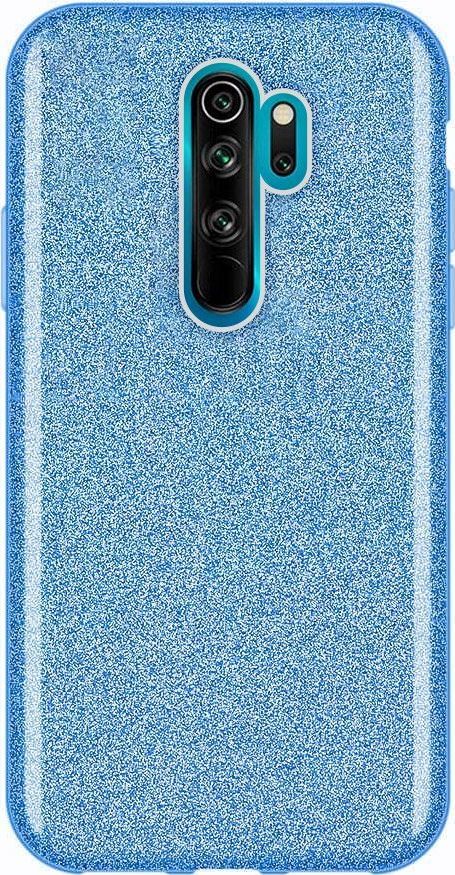Wozinsky Wozinsky Glitter Case błyszczące etui pokrowiec z brokatem Xiaomi Redmi Note 8 Pro niebieski uniwersalny 1