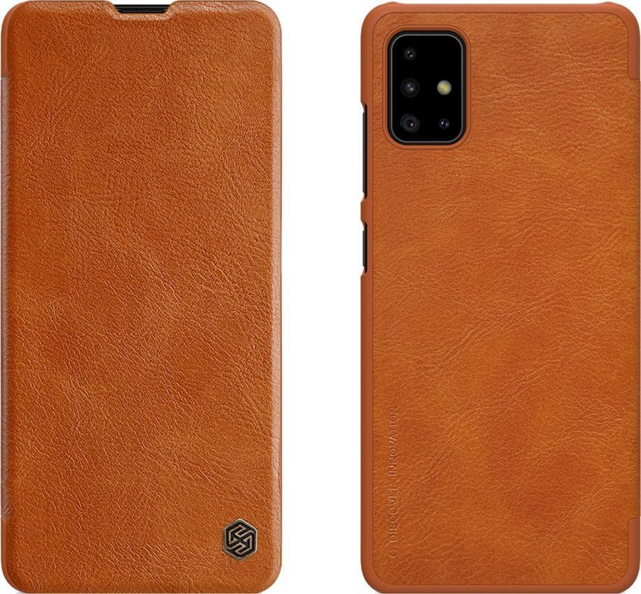 Nillkin NILLKIN QIN SKÓRZANE ETUI SAMSUNG GALAXY A71 BRĄZOWY standard 1