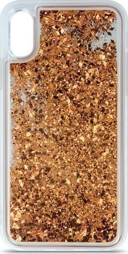 CASE ETUI LIQUID GLITTER TPU SAMSUNG GALAXY A70 ZŁOTY standard 1