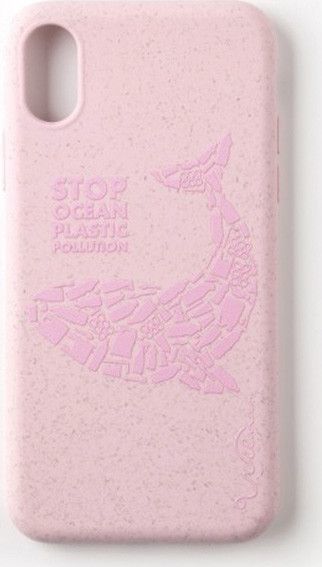Wilma Wilma Stop Plastic Matt Whale for iPhone X/Xs pink 1