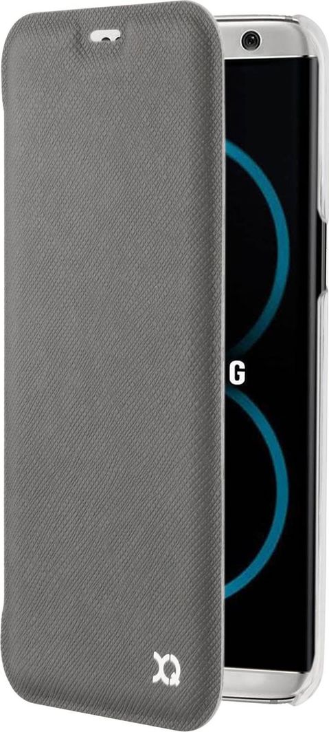 Xqisit XQISIT Flap Cover Adour for Galaxy S8+ grey 1